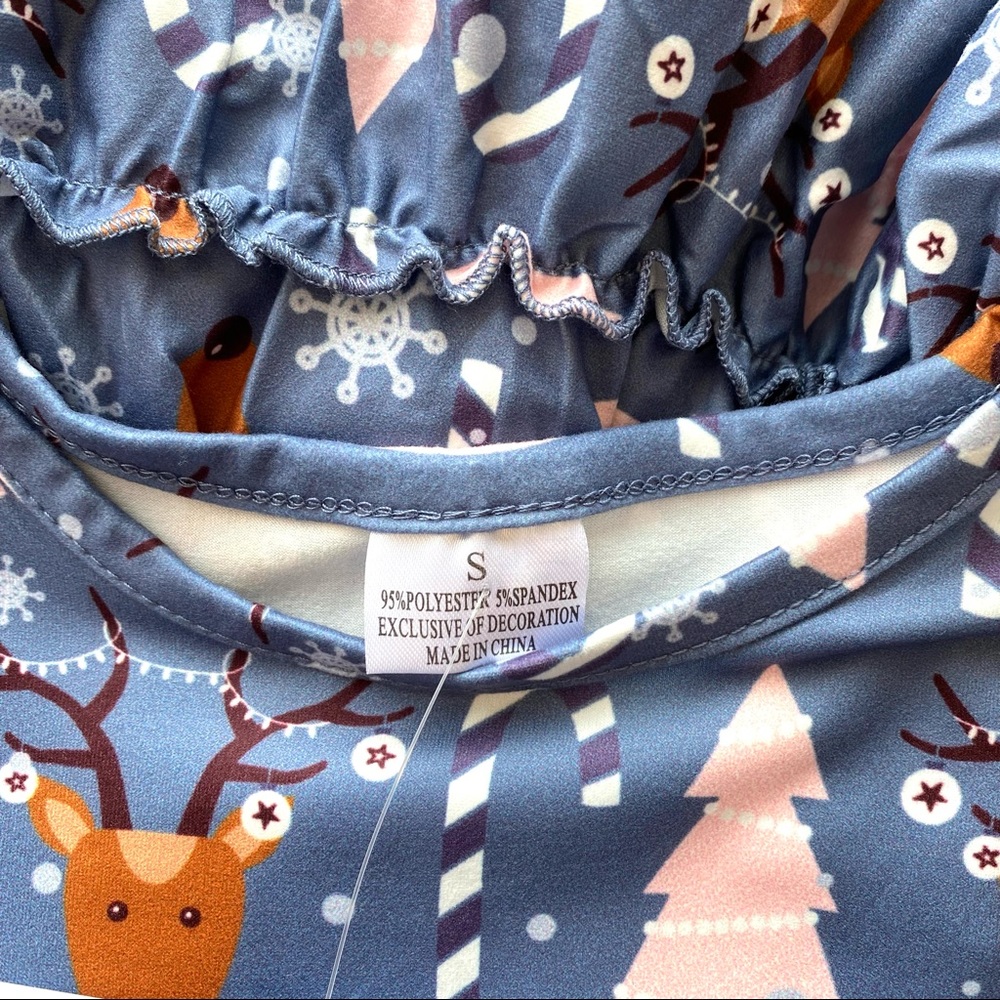 Girl Boutique Winter Deer Dress - Picture 2 of 2